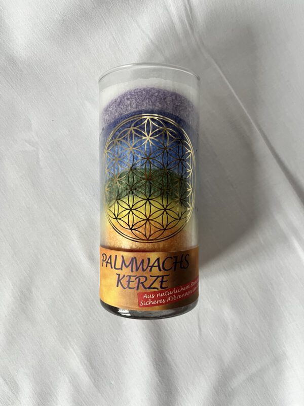 RainbowKerzeImGlas